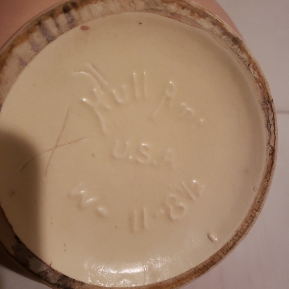 Vintage Hull Art Pottery Ewer Pitcher, Wildflower Pattern, W-11- 8.5” - Picture 6 of 6